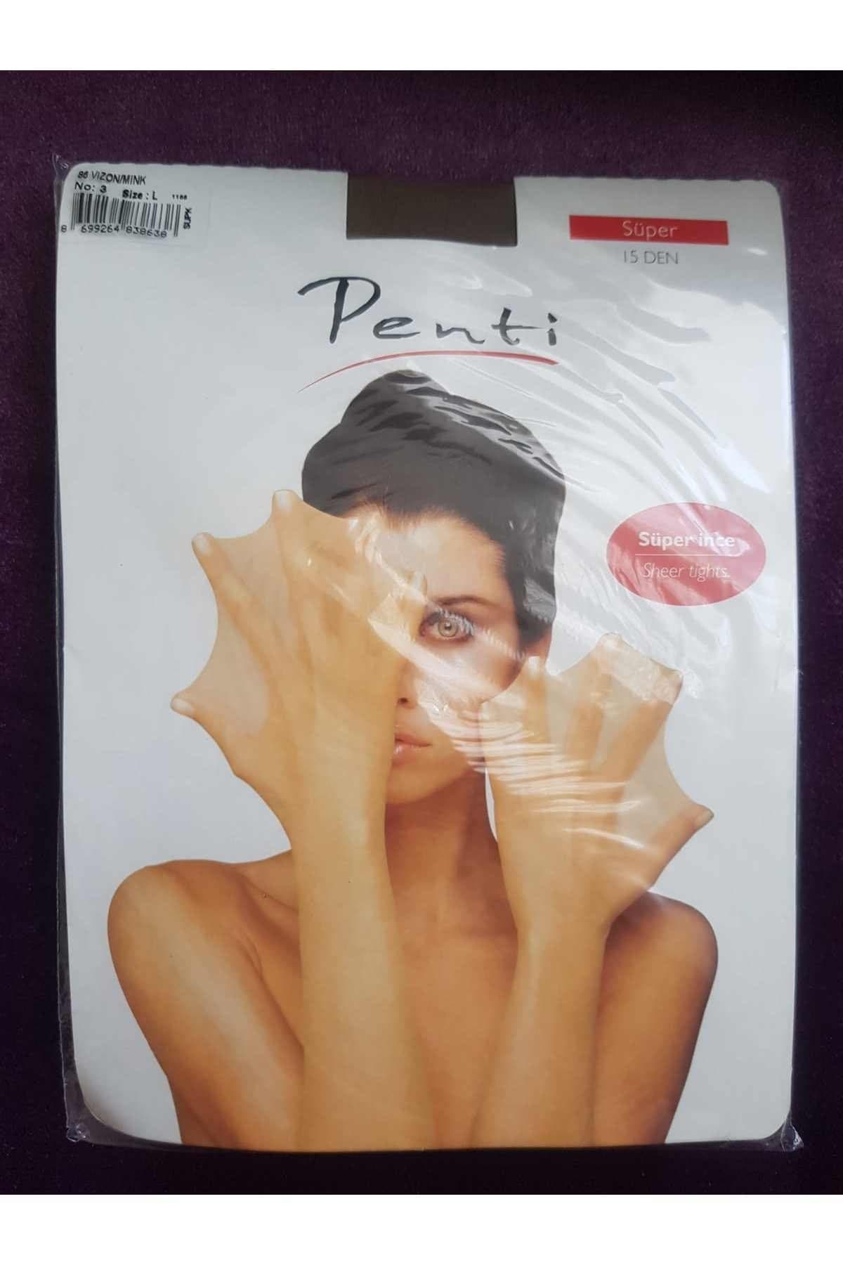 Fit 15 Den 86 Vizon/mink Süper Ince Külotlu Çorap