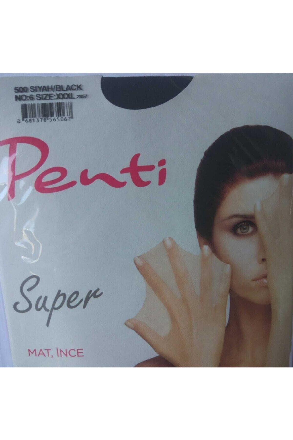 Maxi Süper Ince Siyah Külotlu Çorap
