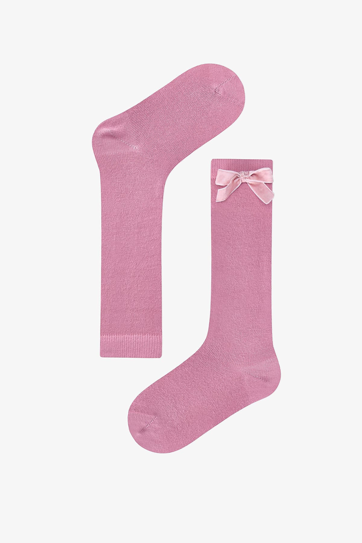 Kız Çocuk Pembe Ribbon Pantolon Çorabı